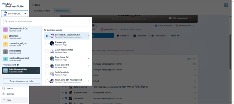 Meta Business Manager