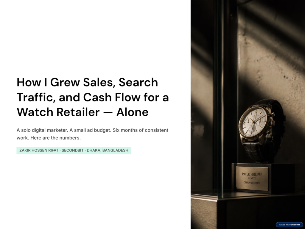Sales and Search Traffic